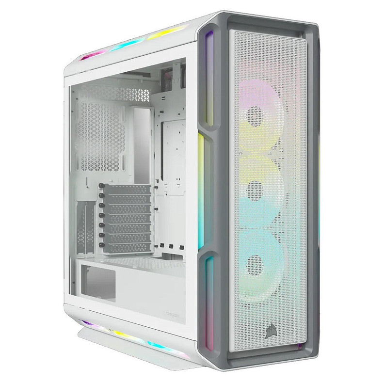 Корпус Corsair iCUE 5000T RGB Tempered Glass White без БП (CC-9011231-WW)