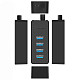 USB-хаб ORICO USB 3.0 4 порта (W5P-U3-100-BK-PR)