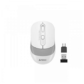 Мышь беспроводная A4Tech Fstyler FG10CS Air Grayish White