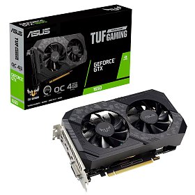 Відеокарта Asus GeForce GTX 1650 4GB GDDR6 TUF Gaming OC V2 (TUF-GTX1650-O4GD6-P-V2-GAMING)