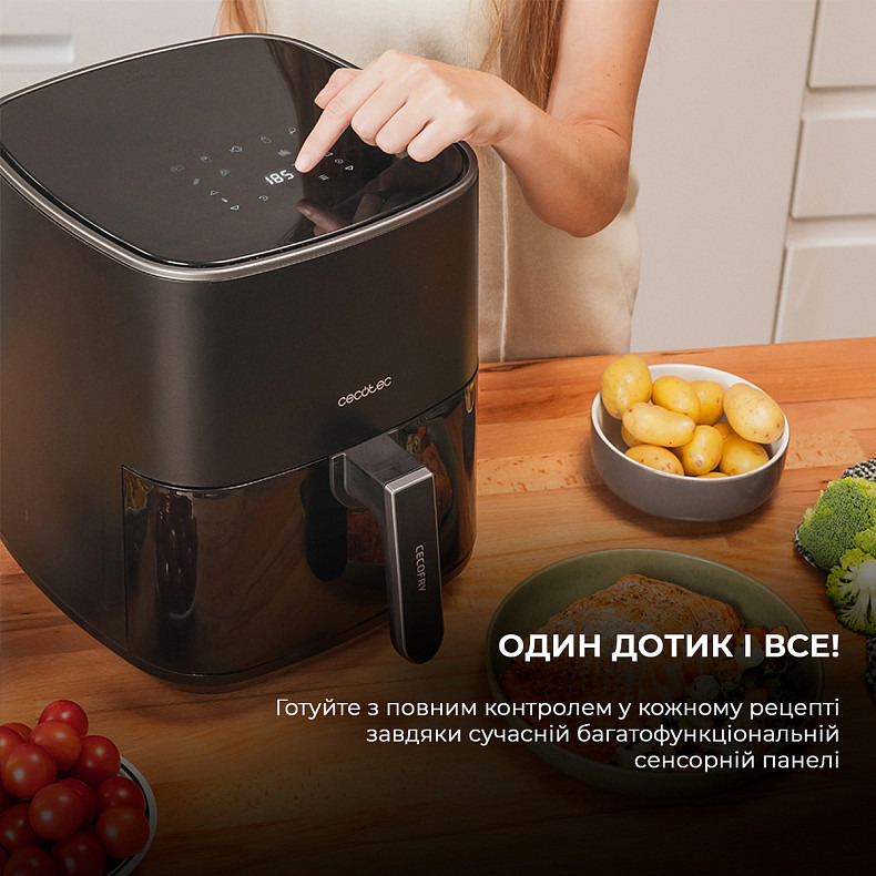 Мультипечь (аэрогриль-фритюрница) CECOTEC Cecofry Fantastik 5500 Acc Kit