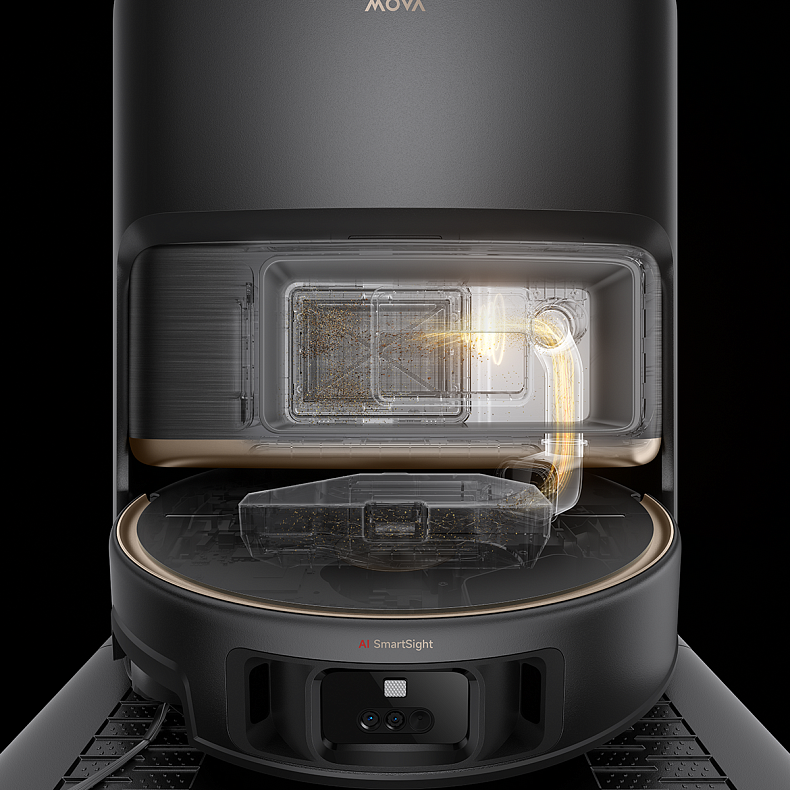 Робот-пилосос MOVA V70 Ultra Complete Black-EUA