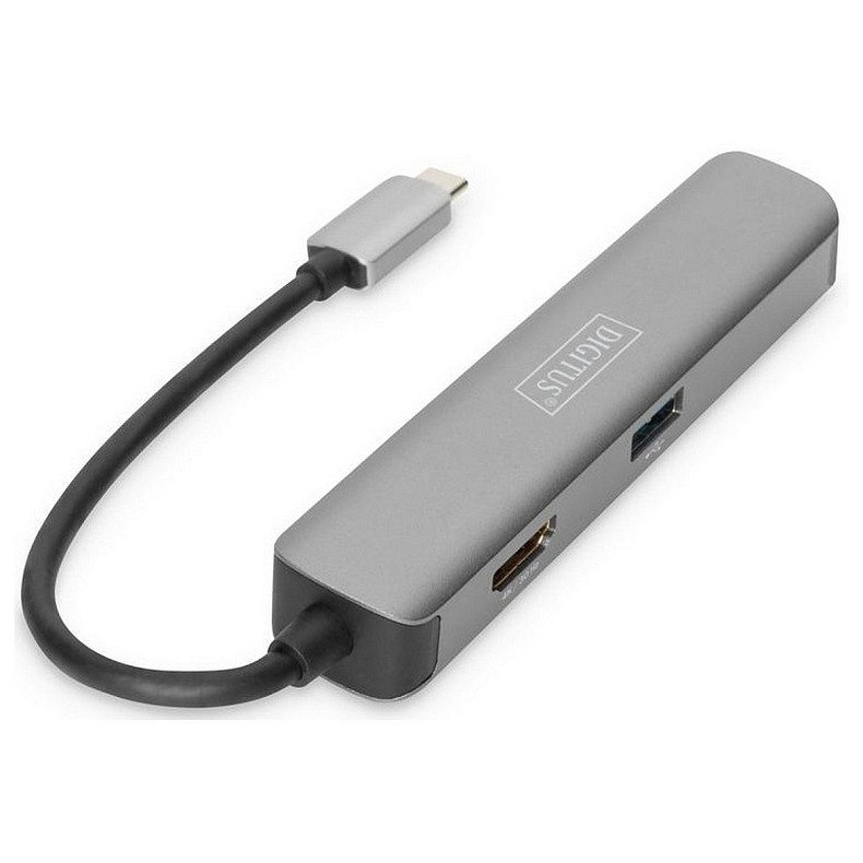 Док-станция DIGITUS Travel USB-C, 5 Port