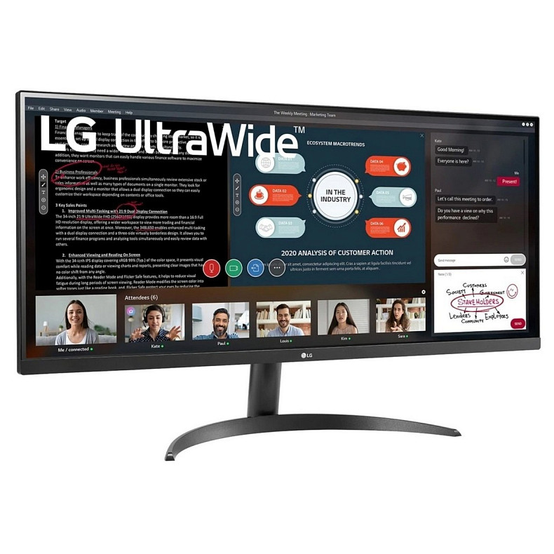 Монитор LCD 34" LG 34WP500-B (34WP500-B)