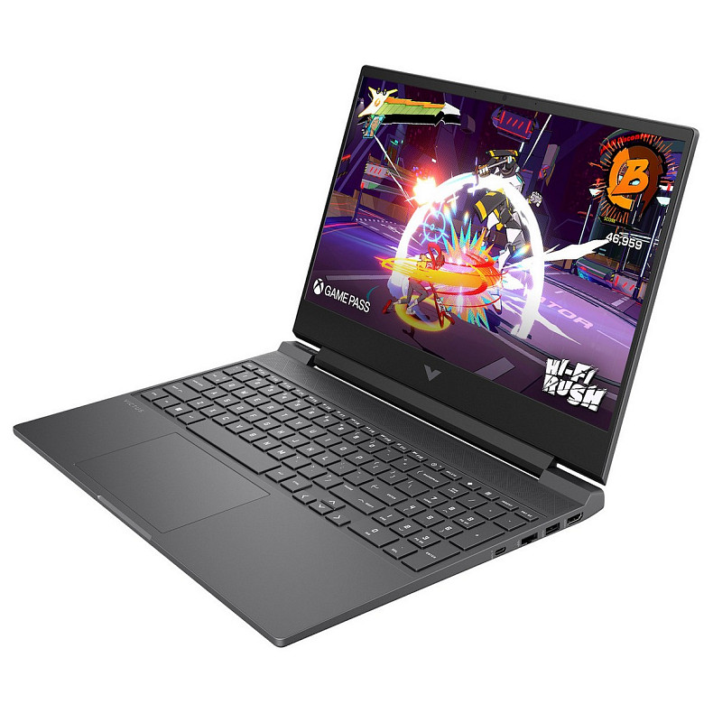 Ноутбук HP Victus 15-fa2019ua 15.6" FHD IPS AG, Intel i7-13620H, 16GB, F1TB, NVD5050-8, DOS, сірий