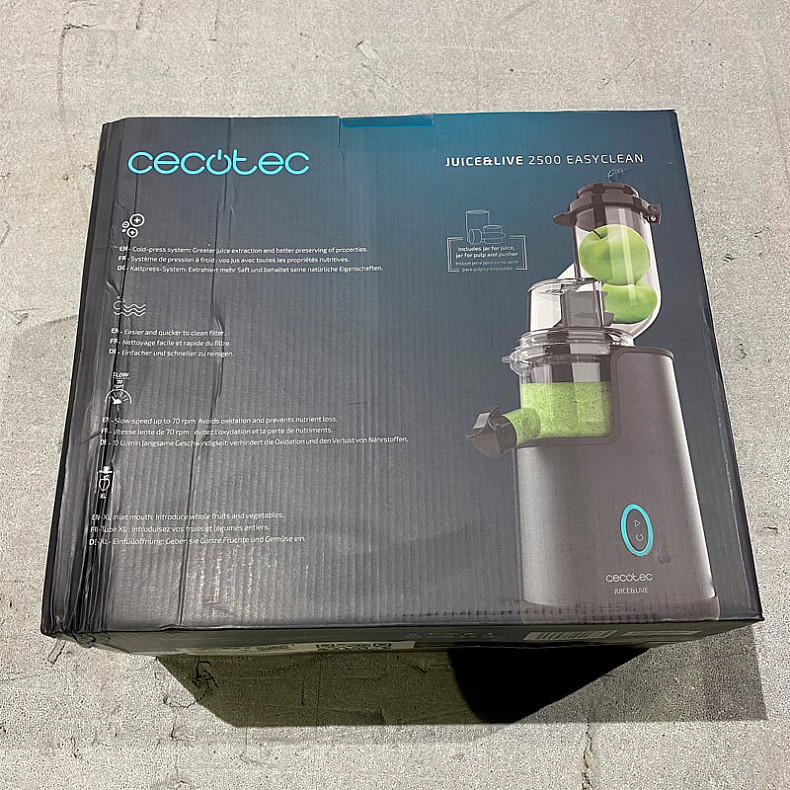 Соковыжималка CECOTEC Juice&Live 2500 EasyClean - Повреждена Упаковка