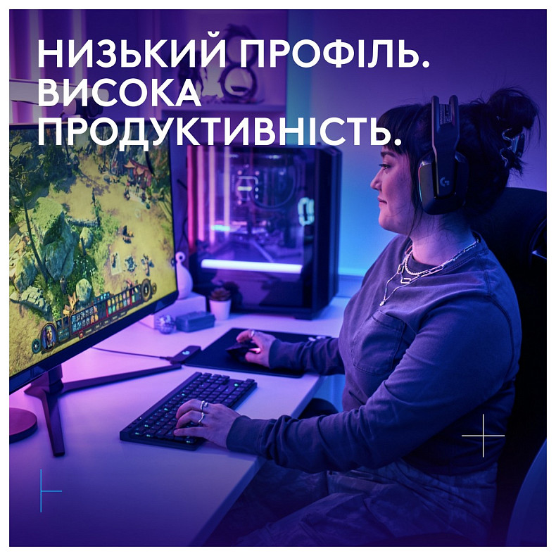 Клавіатура Logitech G515 Lightspeed TKL Wireless Black (920-014075)