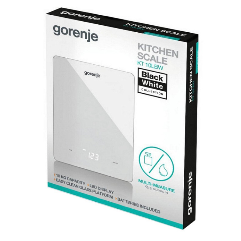 Ваги кухонні GORENJE KT 10 LBW