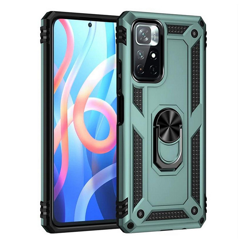 Чохол-накладка BeCover Military для Xiaomi Poco M4 Pro 5G Dark Green (707123)