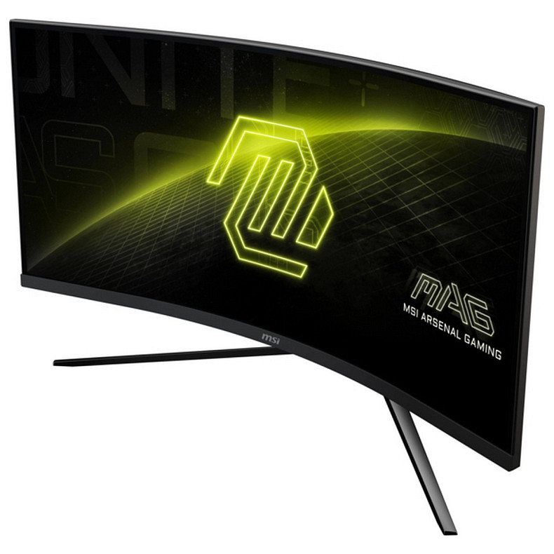 Монитор MSI 34" MAG 345CQR 2x HDMI, DP, VA, 3440x1440, 21:9, 180Hz, 1ms, sRGB 120%, CURVED, FreeSync,