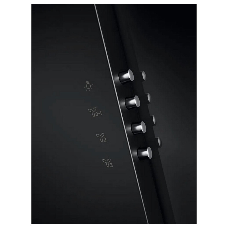 Витяжка Electrolux вертикальна, 60см, 600м куб год., чорний