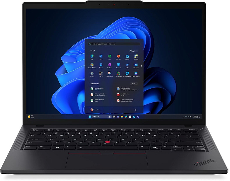 Ноутбук Lenovo ThinkPad T14-G6 14" WUXGA IPS AG, Intel U5-225U, 16GB, F512GB, UMA, Win11P, чорний