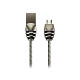 Кабель Canyon USB - micro USB (M/M), 1 м, Dark Grey (CNS-USBM5DG)