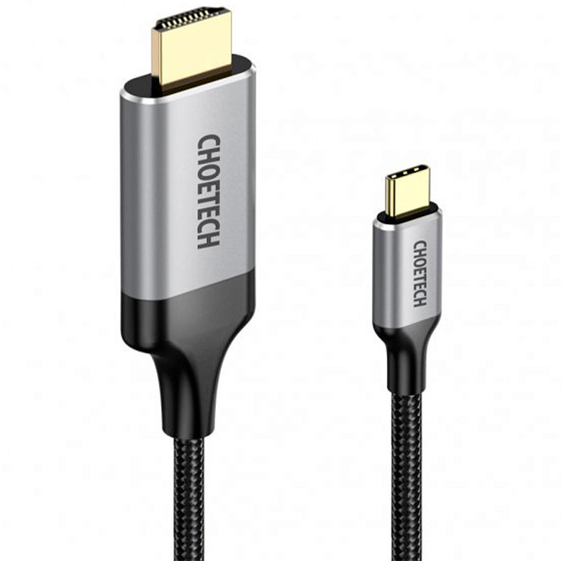 Кабель Choetech USB-C to HDMI 1.8m Black (CH0021-BK)