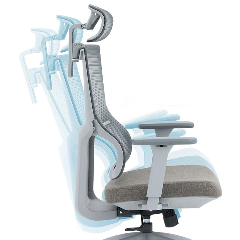 Крісло офісне OfficePro ElegantOC600-G-DG-DG