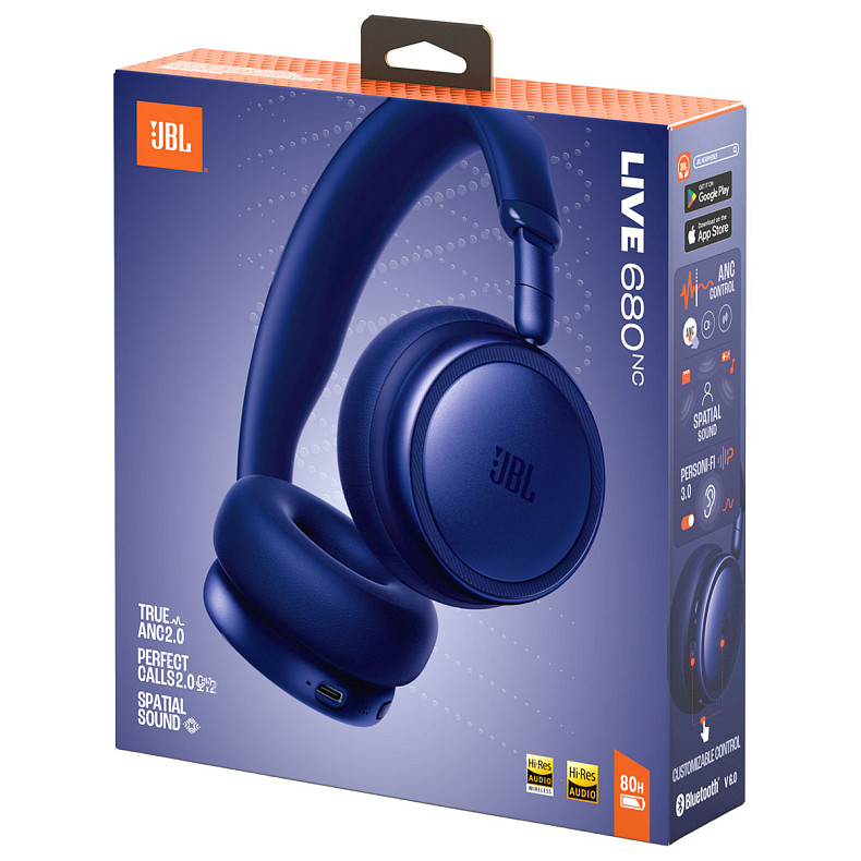 Наушники JBL Live 680NC Blue (JBLLIVE680NCBLU)