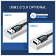 Кабель Vention USB - USB V 3.0 (M/M), 1 м, Black (CONBF)