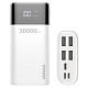 Универсальная мобильная батарея Dudao Power Bank K8Max 30000mAh White (6973687240776)