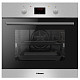 Духовка электр. Hansa, 60см, 65л, A, гриль , емаль легкого очищення, диспл., нержавіюча сталь