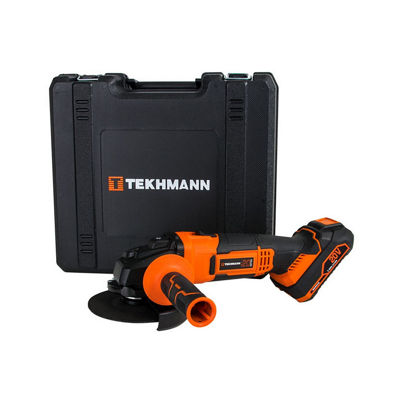 Шліфмашина кутова акумуляторна Tekhmann TAG-125/i20 kit 125мм 1250ВТ 3000-11000об·хв 2.1кг