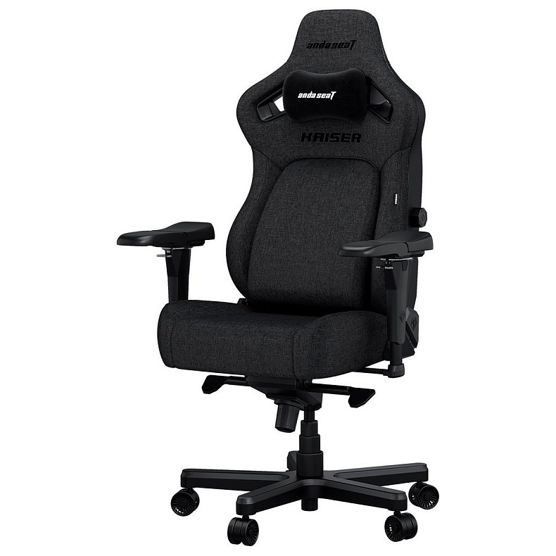 Крісло для геймерів Anda Seat Kaiser 4 Dark gray Fabric Size L (AD12YDDC-L-20-GB-CF)