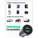 Автомобільний зарядний пристрій UGREEN CD213 36W 2xUSB QC 3.0 3A Car Charger (Темно-синій)