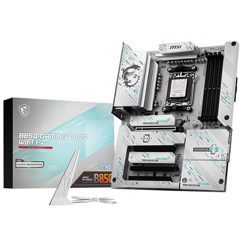 Материнська плата MSI B850 GAMING PLUS WIFI PZ AMD SAM5 ATX