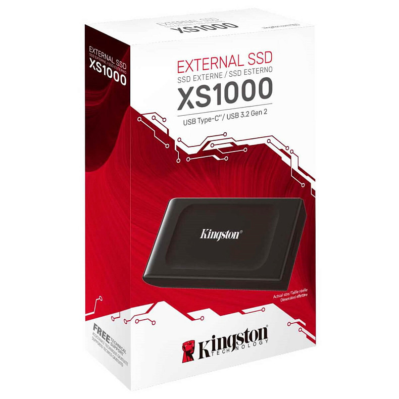 SSD диск Kingston SXS1000 USB 2.0ТB Black (SXS1000/2000G)