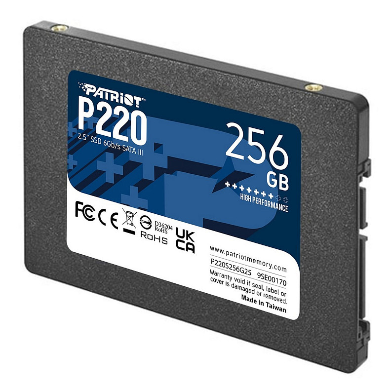 SSD диск Patriot P220 256GB 2.5" SATAIII TLC (P220S256G25)