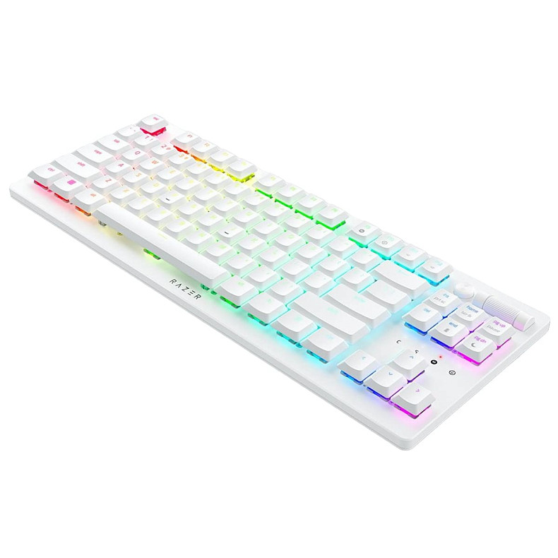 Клавиатура механическая RAZER DeathStalker V2 Pro TKL, Red Switch, White (RZ03-04373500-R3M1)