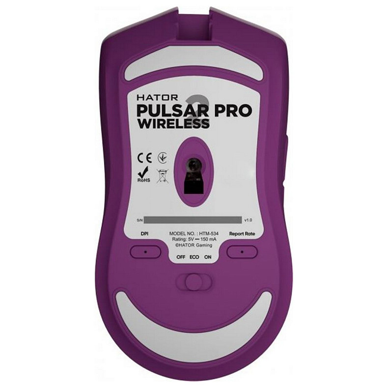 Мышка Hator Pulsar 2 Pro Wireless Lilac (HTM-534)