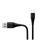 Кабель ColorWay USB-microUSB (PVC), 2.4А, 1м, Black (CW-CBUM025-BK)