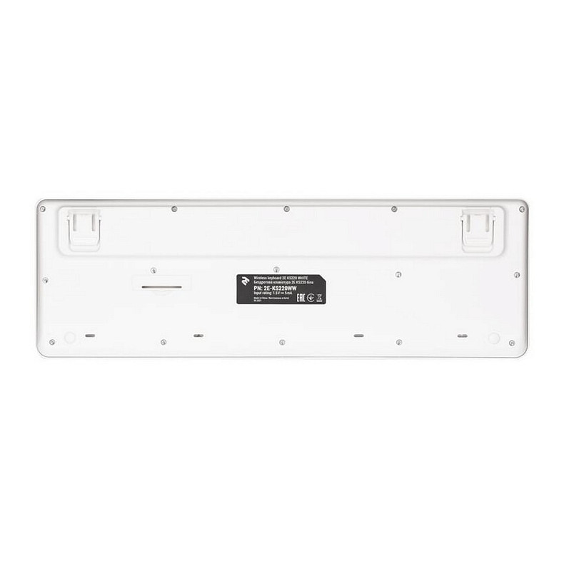 Клавіатура 2E KS220 WL Ukr White USB (2E-KS220WW)