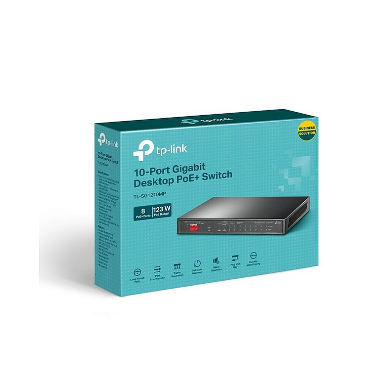 Комутатор TP-Link TL-SG1210MP