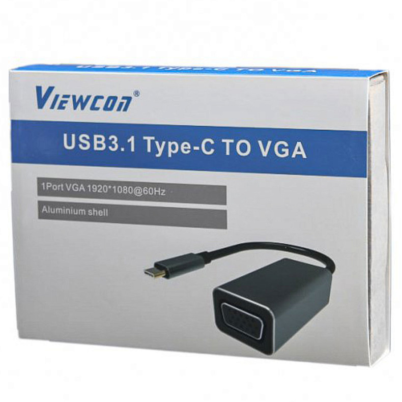 Адаптер-перехідник USB-C на VGA