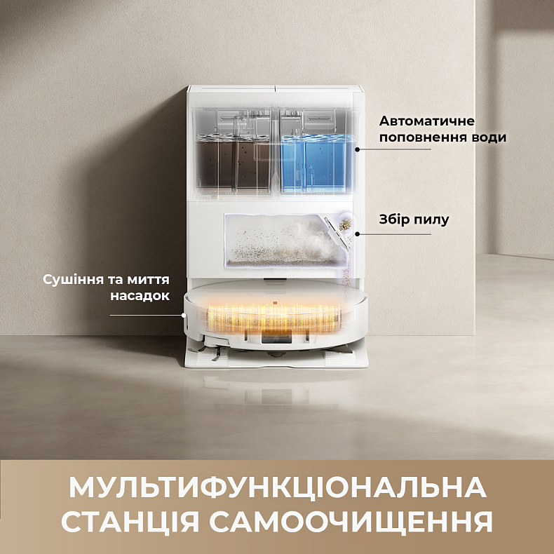 Робот-пылесос моющий MOVA S70 Roller Black