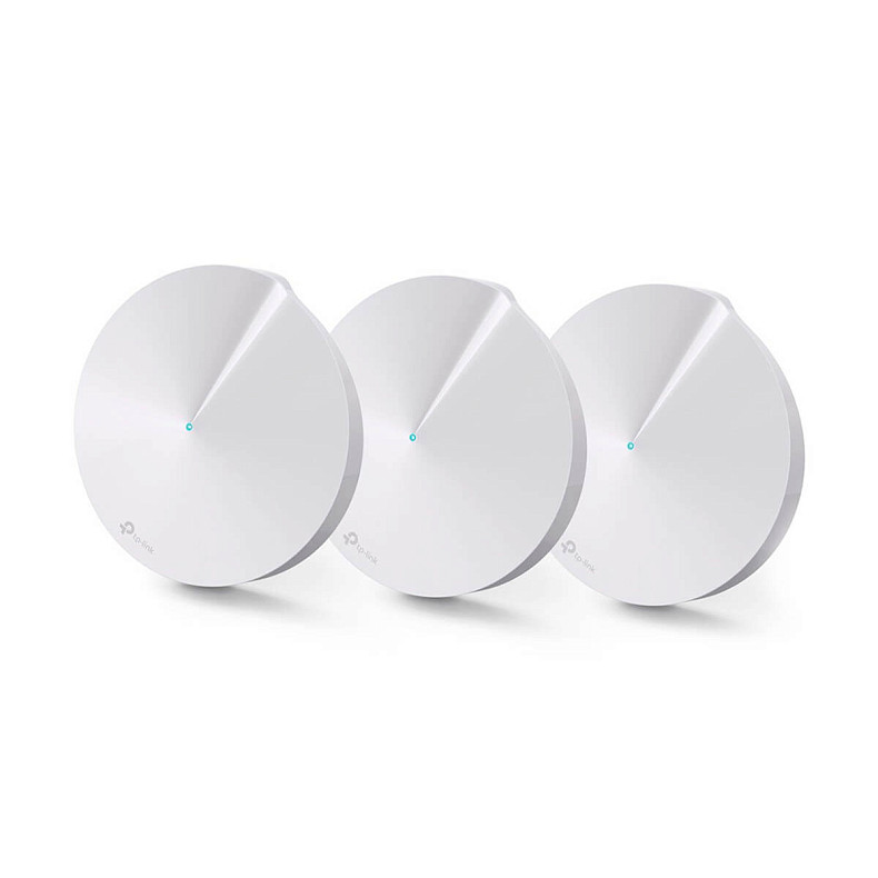 Wi-Fi Роутер TP-LINK Deco M5 3 pcs AC1300, 1xGE LAN, 1xGE WAN, MESH, MU-MIMO, Beamforming