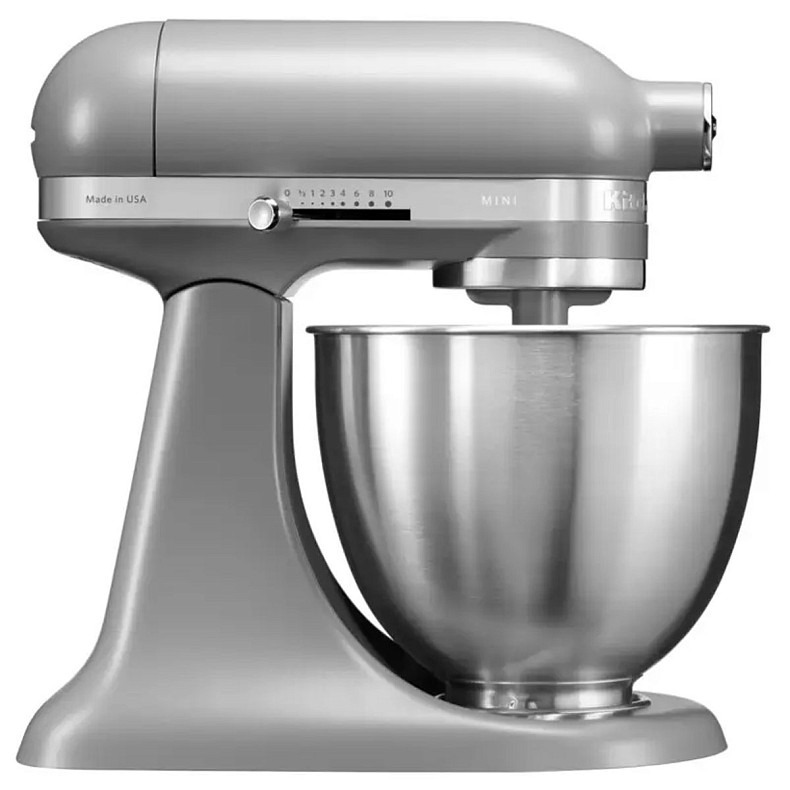 Кухонний комбайн KitchenAid Artisan MINI 3,3 л 5KSM3311XEFG з відкидним блоком матовий сірий