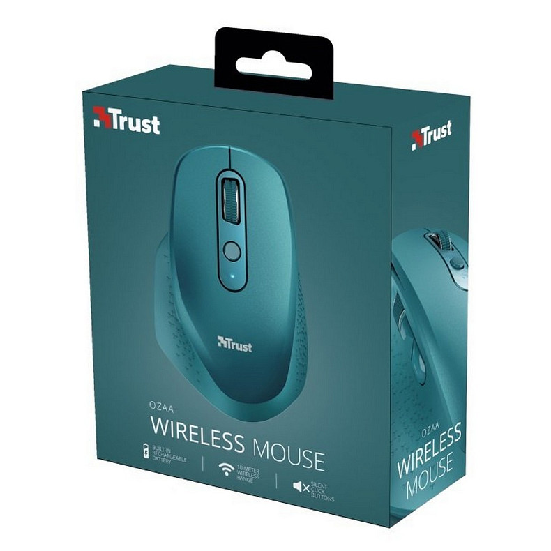 Мышка Trust OZAA RECHARGEABLE WL Blue (24034_TRUST)