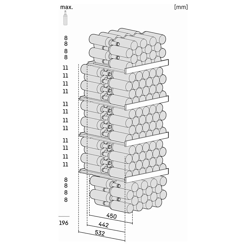 Винна шафа Liebherr WPbli 5031