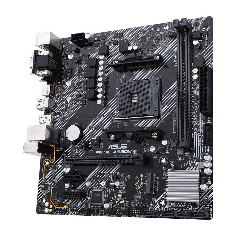 Материнcька плата ASUS PRIME A520M-E/CSM sAM4 A520 2xDDR4 HDMI D-Sub DVI mATX