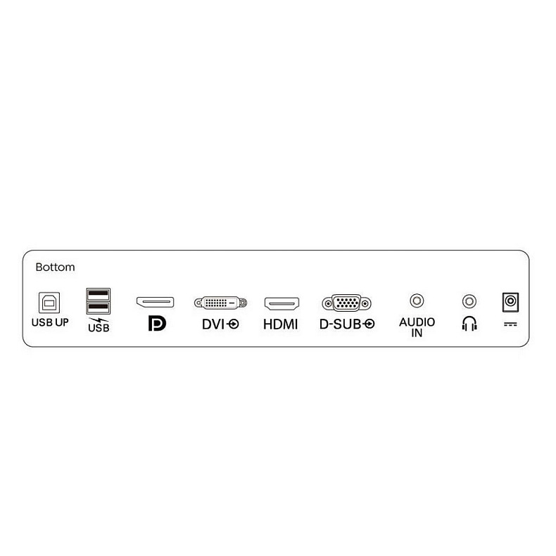 Монітор 23.8" Philips 242B9TL, сенсорний (10 дотиків), IPS, VGA, HDMI, DVI-D, DP, USB, HAS, колонки