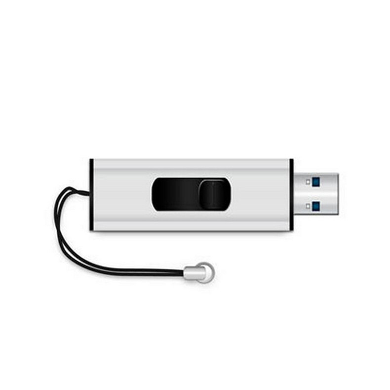 Флеш-накопичувач MediaRange Black/Silver (MR919) USB3.0 256GB Type-C