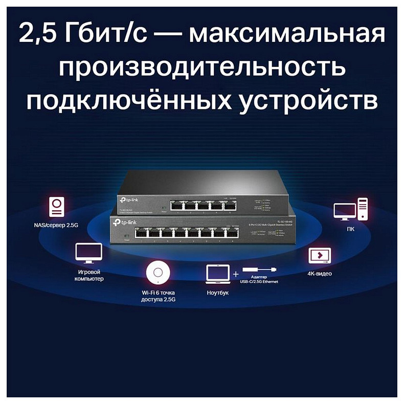 Коммутатор TP-Link TL-SG105-M2