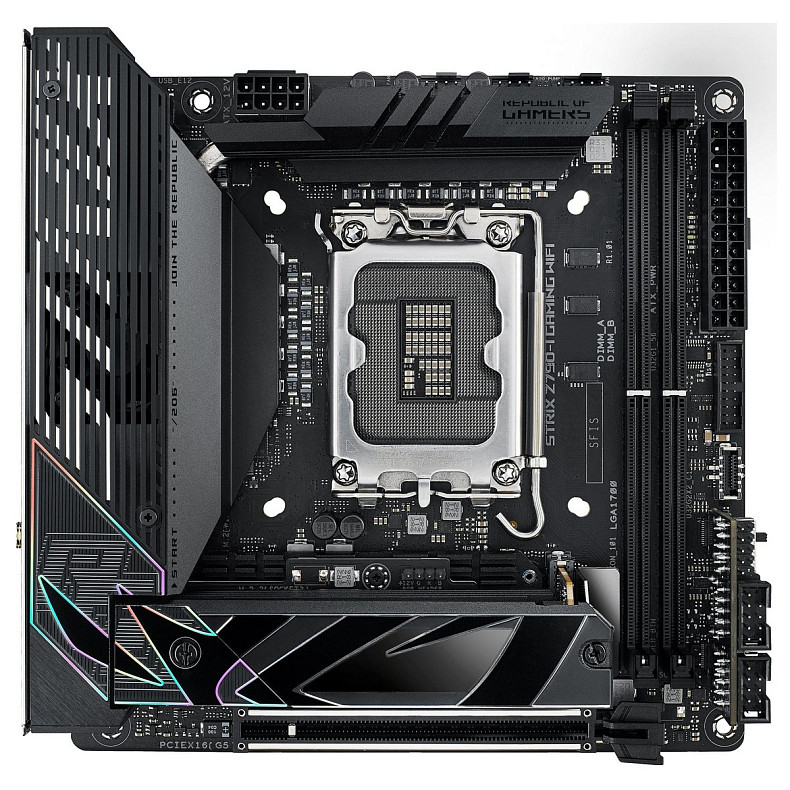Материнська плата ASUS ROG STRIX Z790-I GAMING WIFI s1700 Z790 2xDDR5 M.2 HDMI Thunderbolt Wi-Fi BT