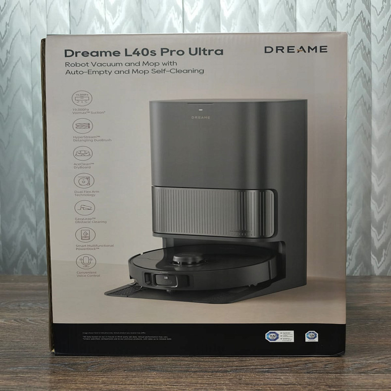 Робот-пылесос моющий Dreame L40s Pro Ultra Black  -  Уценка