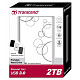 Жесткий диск TRANSCEND StoreJet 2Tb (TS2TSJ25A3W)