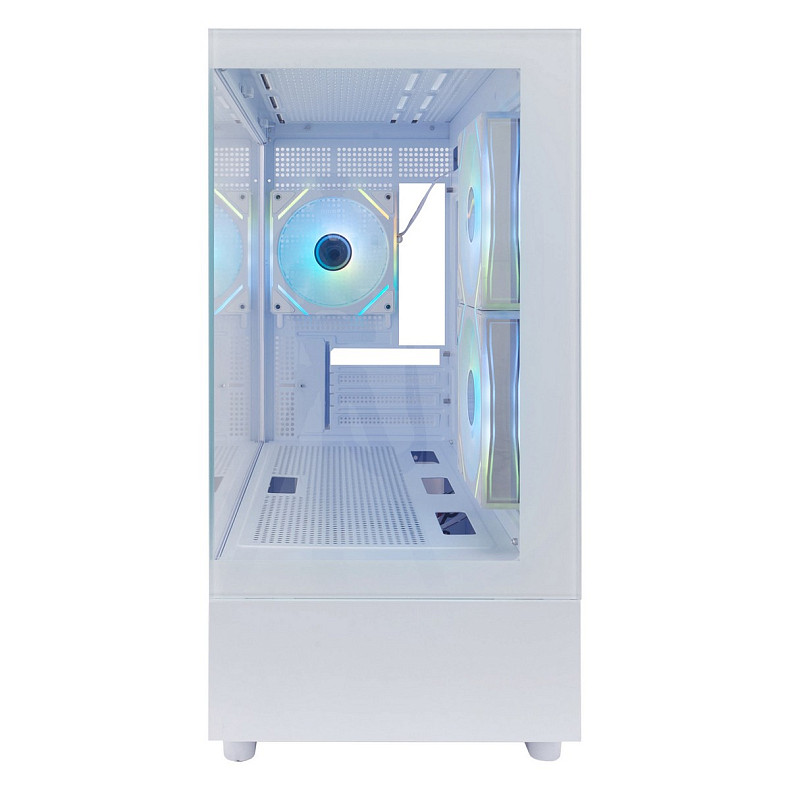 Корпус 1stPlayer Mi5-WH-2FC7R-W-1FC7-W White без БП