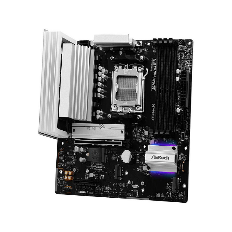 Материнская плата ASRock A620AM Pro RS WiFi Socket AM5