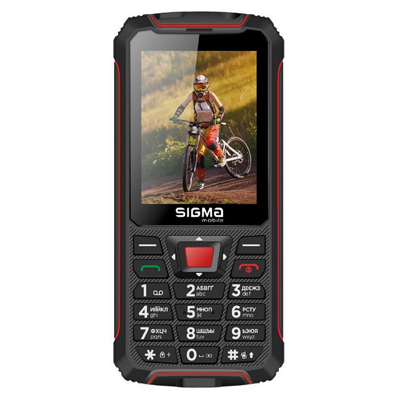 Мобільний телефон Sigma mobile X-treme PR68 Dual Sim Black/Red (4827798122129)_